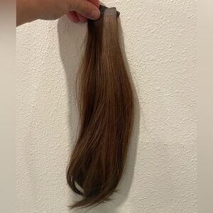 BELLAMI walnut brown 20pieces 14” tape in Hair Extension